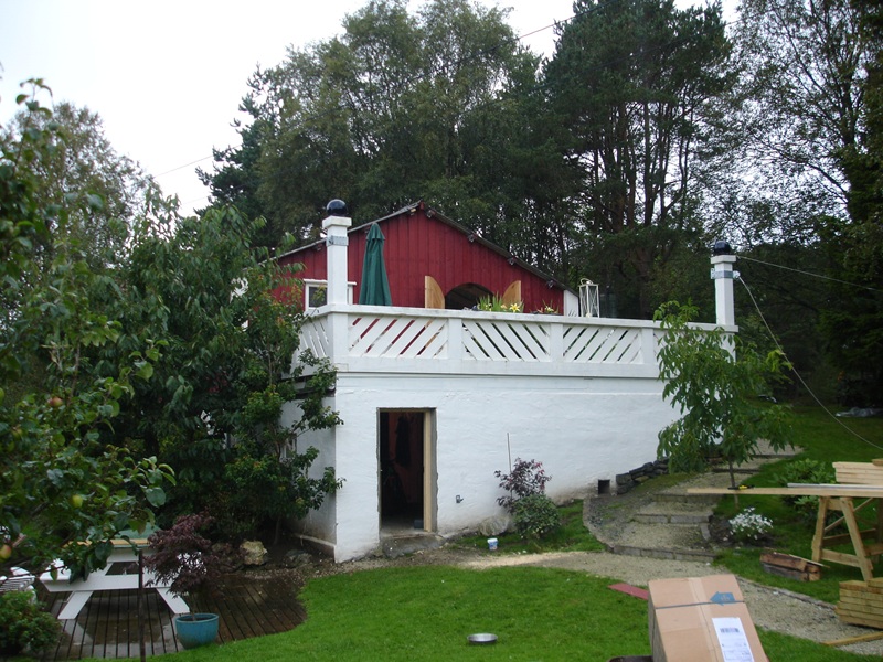 Haus vor der Montage