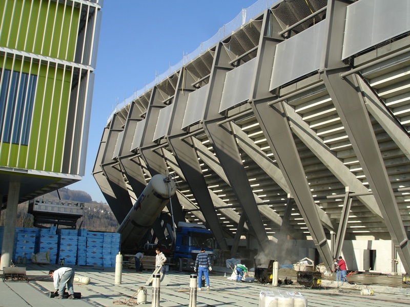 Arena Ansicht von unten