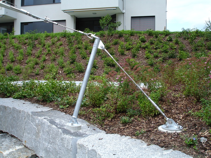 Aufhängung Segel